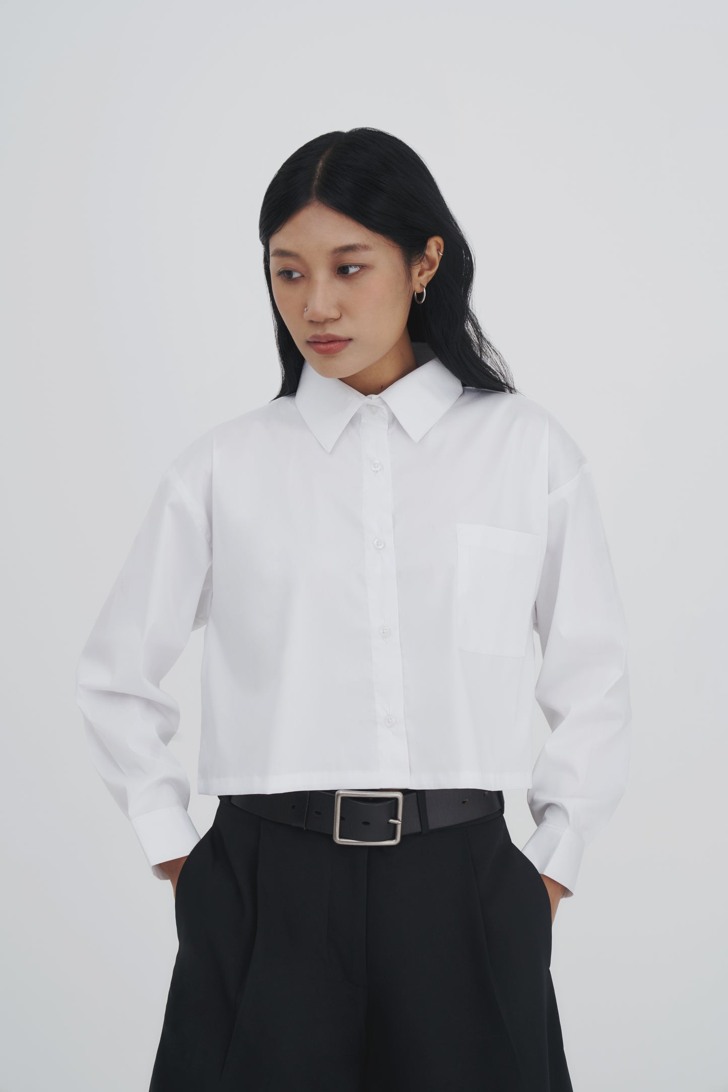 Arles Long Sleeve Crop Shirt