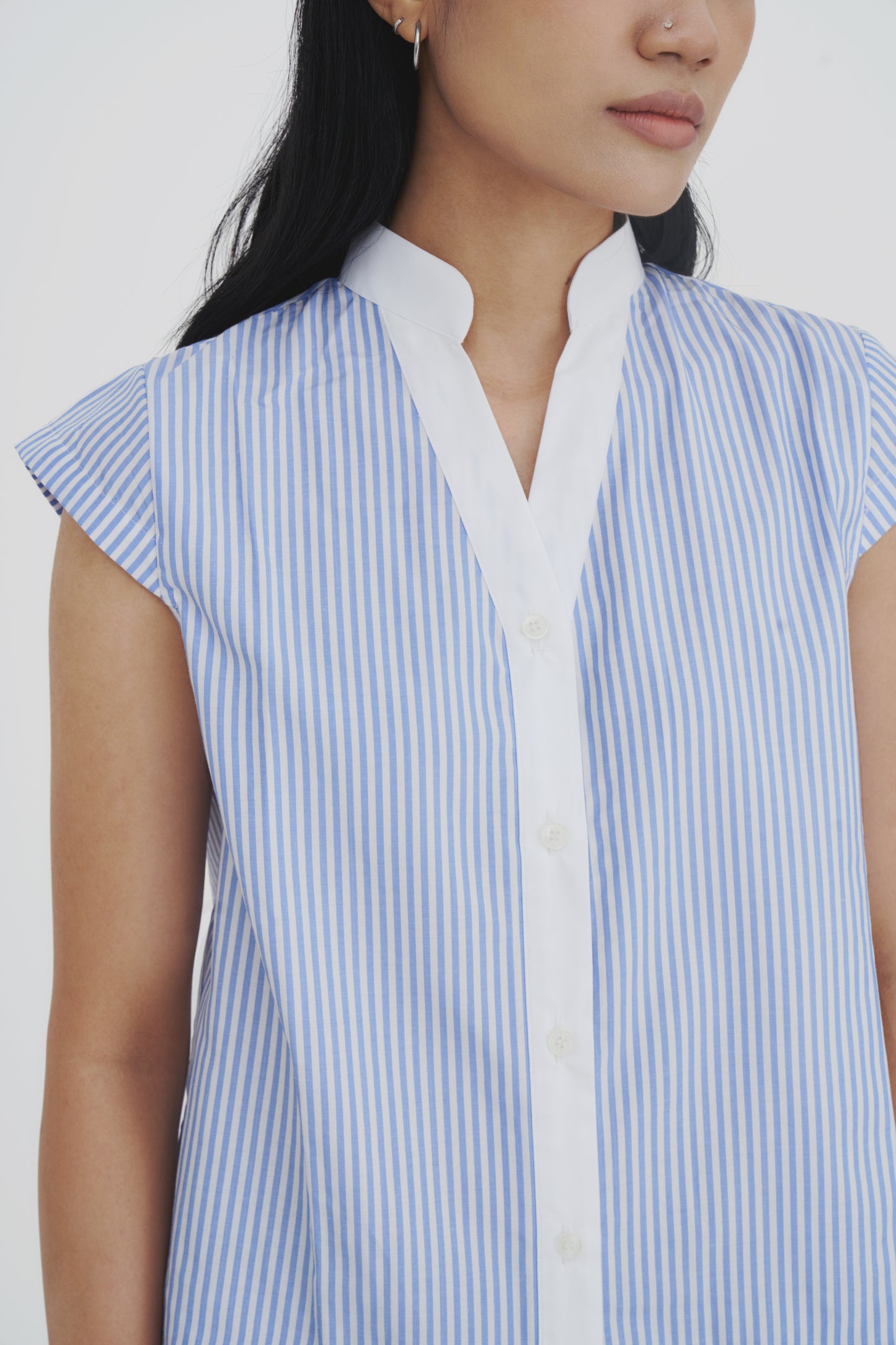 Kai Shirt Striped Blue