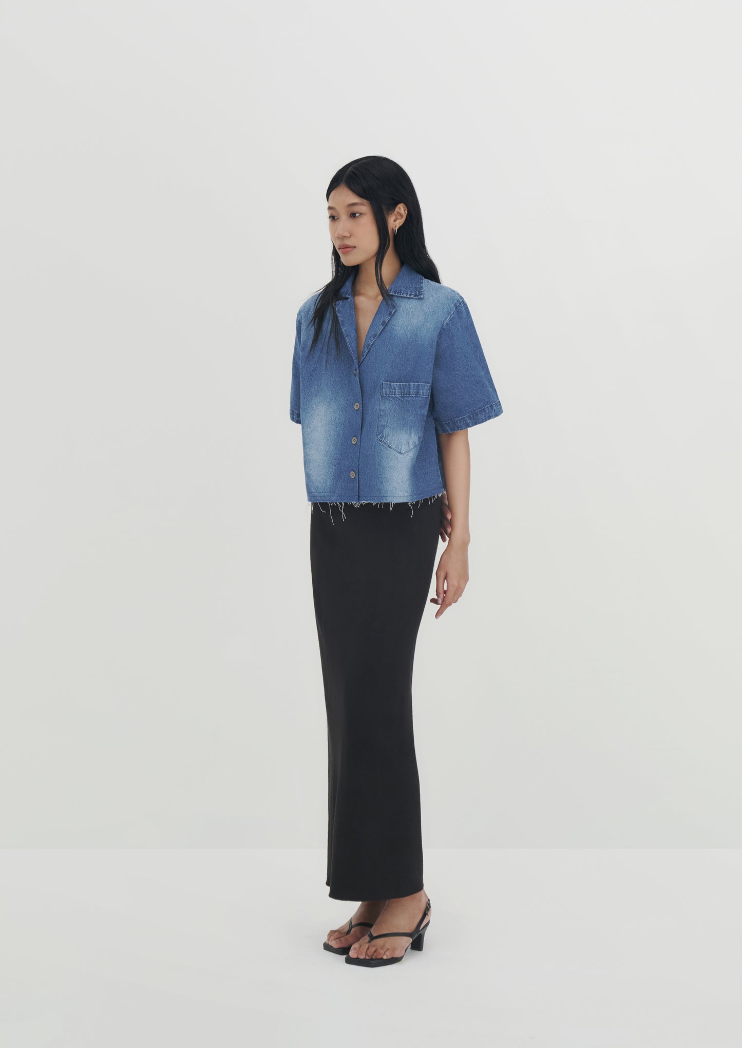 Yuri Denim Top Outerwear