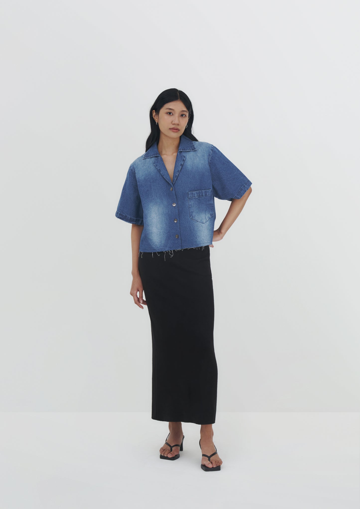 Yuri Denim Top Outerwear