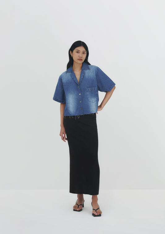 Yuri Denim Top Outerwear