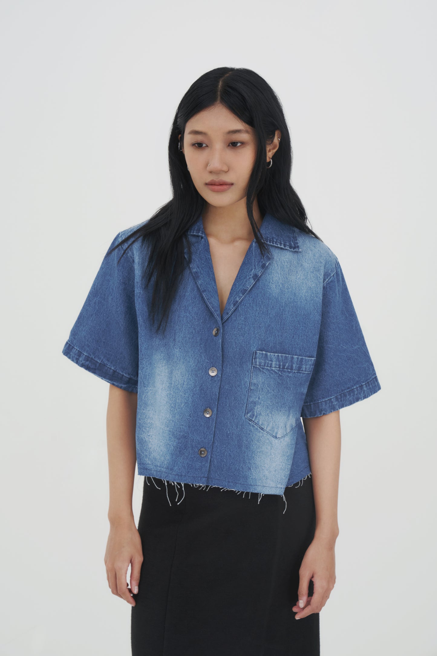 Yuri Denim Top Outerwear