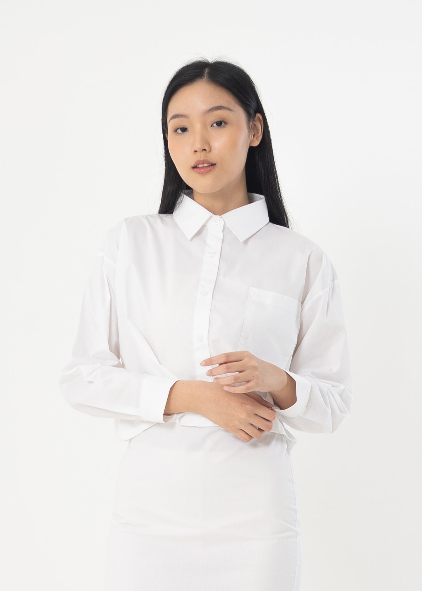 Arles Long Sleeve Crop Shirt