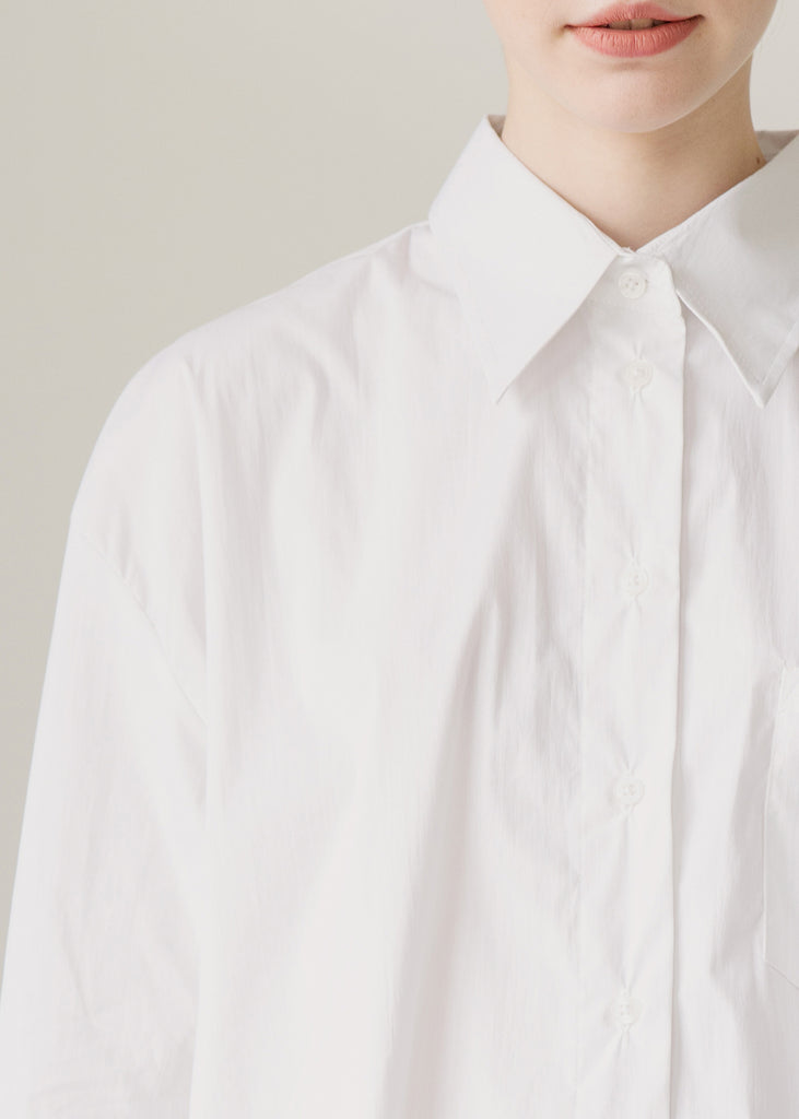 Oversize Dou White Shirt